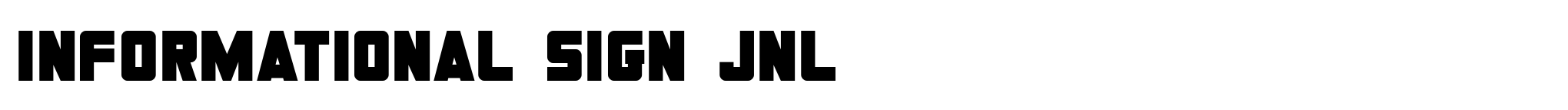 Informational Sign JNL image